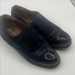 Donald J. Pliner Blue Cloud  Leather & Suede Slip-On Loafers